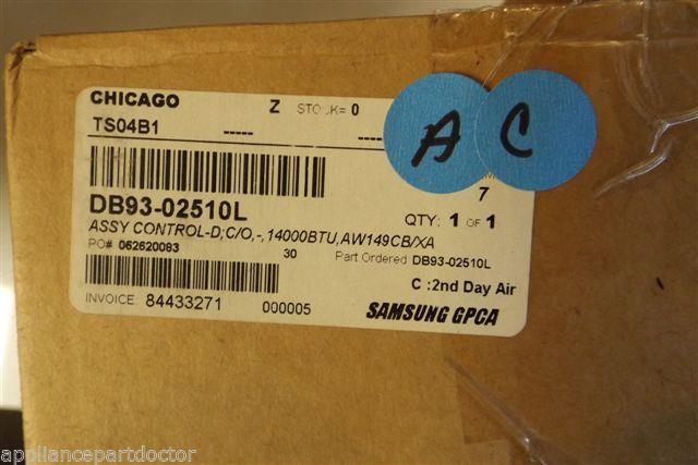 SAMSUNG Air CONDITION DB93-02510L ASSY CONTROL-D NEW IN BOX SAMSUNG Air CONDITION DB93-02510L ASSY CONTROL-D NEW IN BOX
